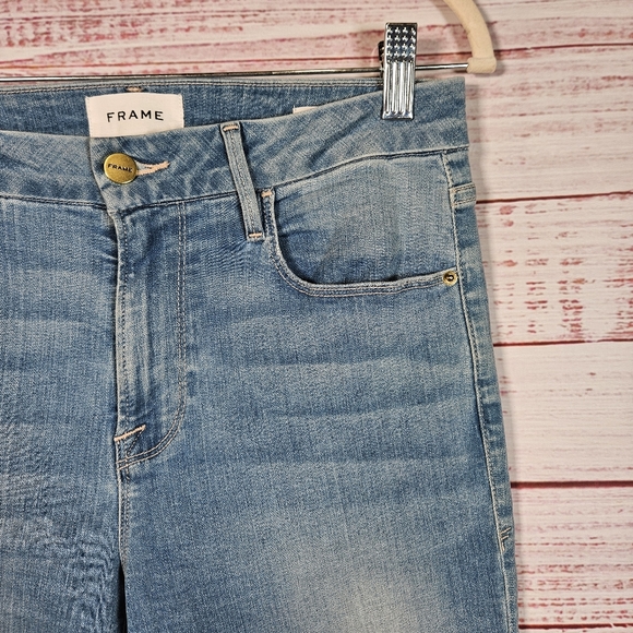 Frame Le Crop Mini Boot Denim Jeans - Picture 6 of 15